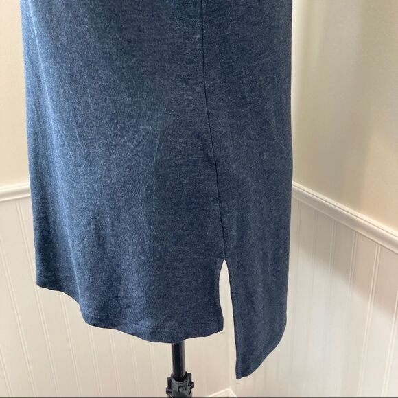 CABI Turtle Tee Cowl Neck Midnight Blue M #3628 NWOT - Picture 4 of 6
